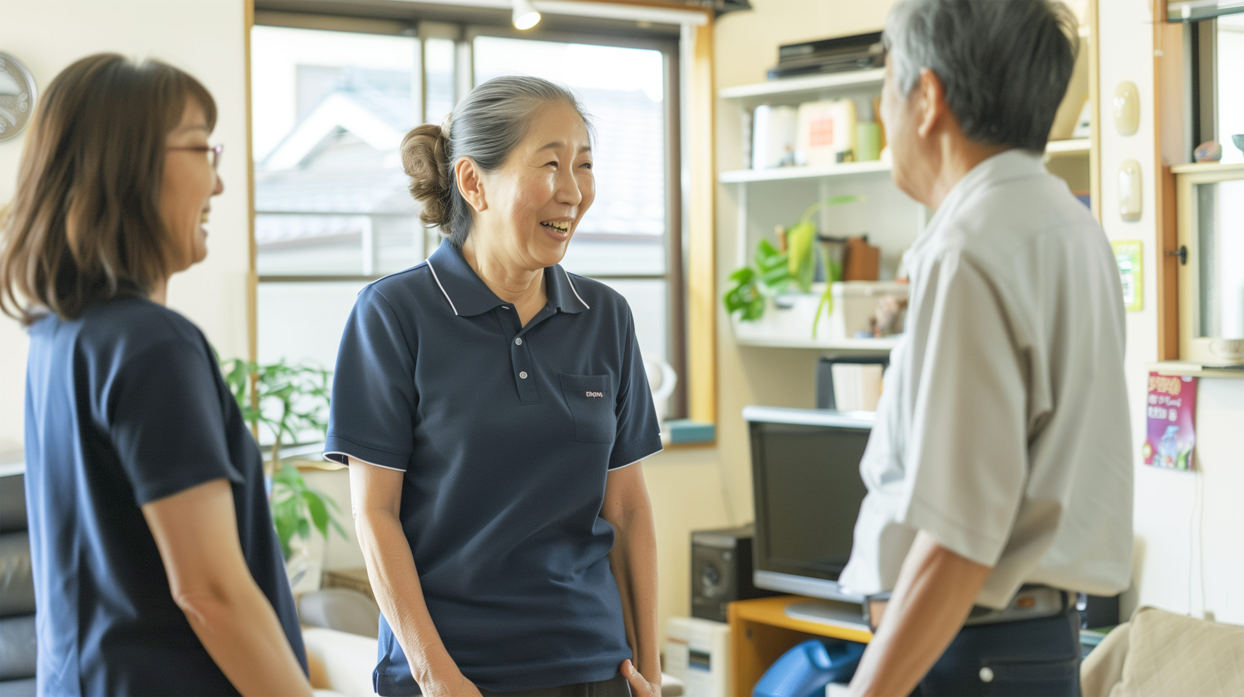 ご家族・支援者との面談シーン